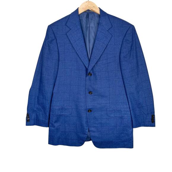 Ermenegildo Zegna x Neiman Marcus silk cashmere blend button